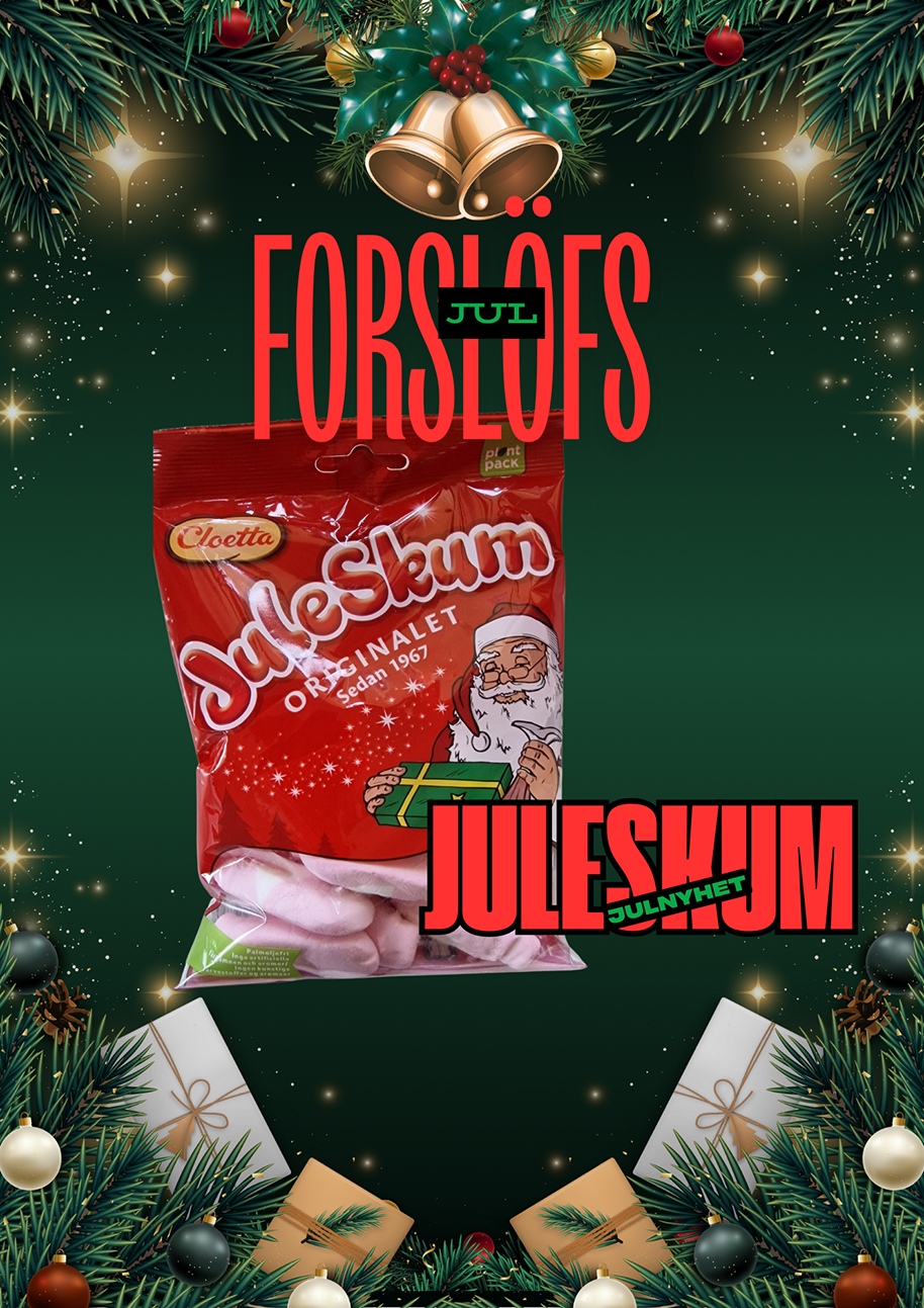 Äntligen Cloettas Juleskum