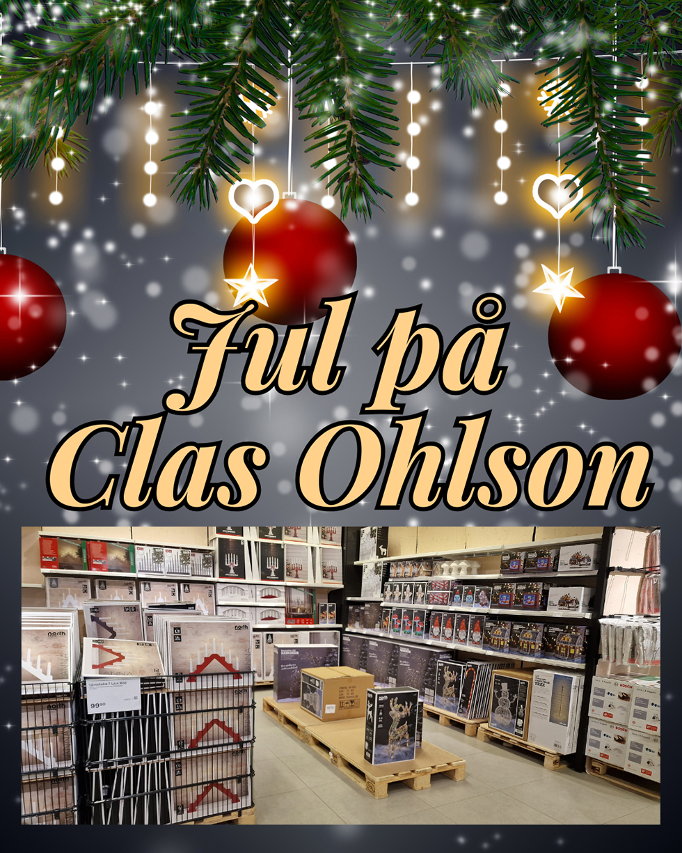 Jul på Clas Ohlson