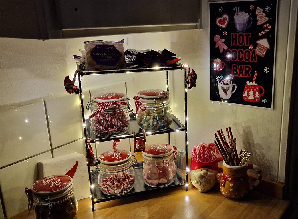 Hot chocolate station