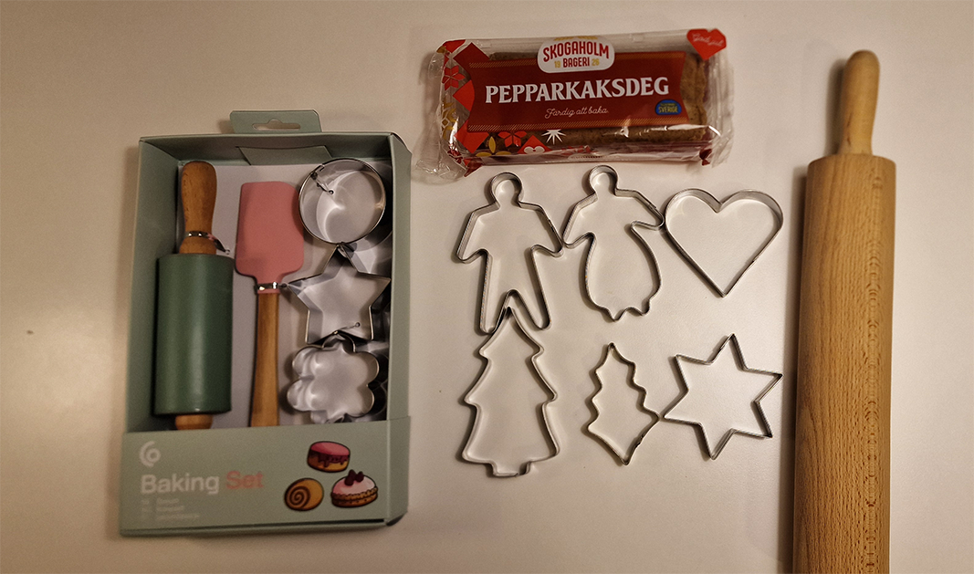 Inför pepparkaksbakning