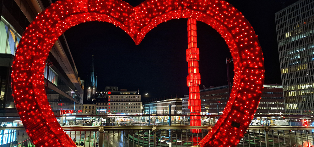 Ljusinstallation Sergels torg