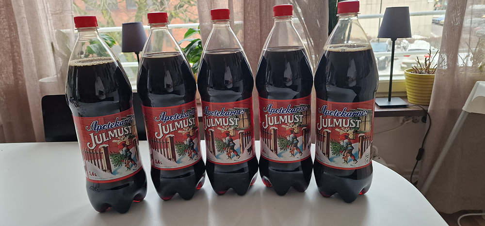 Julmust lagret